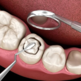 Quy trình điều trị sâu răng và phục hồi bằng chất liệu trám răng giúp bảo vệ cấu trúc răng thật.